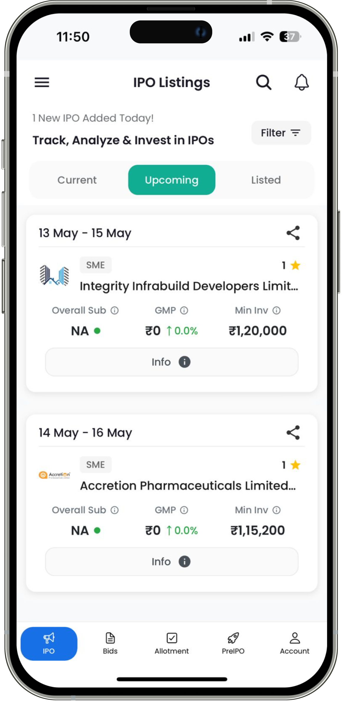 GMP & Subscription Tracker